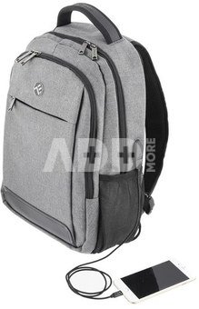 Tellur 15.6 Notebook Backpack Companion, USB port, gray