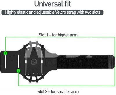 Tellur A100 Sports Armband Black