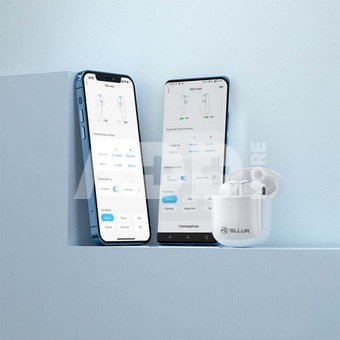 Tellur Aura True Wireless Earphones APP white