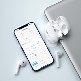 Tellur Aura True Wireless Earphones APP white