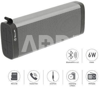 Tellur Bluetooth Speaker Selene gray