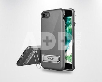 "Premium Kickstand Ultra Shield Cover iPhone 7 Plus" Silver