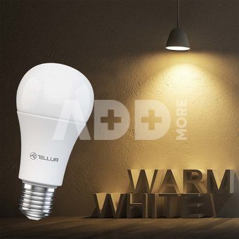 Tellur Smart WiFi Bulb E27, 9W, white/warm, dimmer