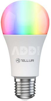 Tellur Smart WiFi Bulb E27, 9W, white/warm/RGB, dimmer