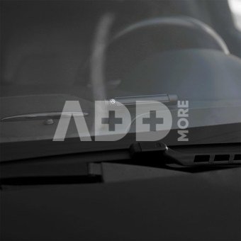 Tellur Temporary car parking card for two phone numbers metallic black