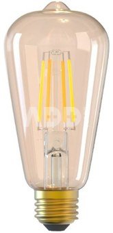 Tellur WiFi Filament Smart Bulb E27, amber, white/warm, dimmer