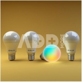 Tellur WiFi Smart Bulb E27 white/warm/RGB, dimmer