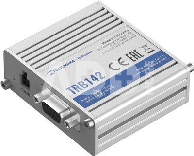 Teltonika TRB142 LTE RS232 Gateway, LTE Cat 1 up to 10 Mbps, ARM Cortex-A7 1.2 GHz CPU