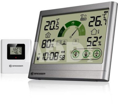 Termohigrometras su ventiliacijos rekomendacija BRESSER VentAir H