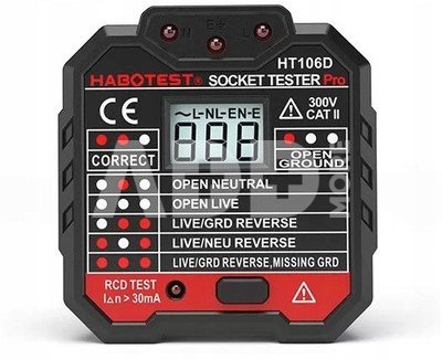 Tester z&aacute;suvek s digit&aacute;ln&iacute;m displejem Habotest HT106D