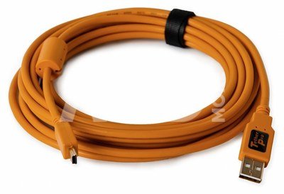 Tether Tools TetherPro USB 2.0 A/MiniB 5 Pin 4,6m orange