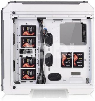 Thermaltake Case View 71 Riing Tempered Glass E-ATX Full Tower - Snow Edition
