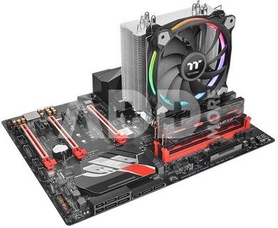 Thermaltake CPU Cooler Riing Silent 12 RGB Sync Edition (120mm Fan, TDP 150W)