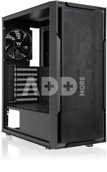 Thermaltake PC case Versa XM1 Tempered Glass 120mm Fan USB3.0 - black
