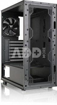Thermaltake PC case Versa XM1 Tempered Glass 120mm Fan USB3.0 - black