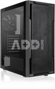 Thermaltake PC case Versa XM1 Tempered Glass 120mm Fan USB3.0 - black