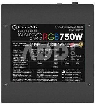 Thermaltake Power supply -Toughpower Grand RGB Sync 750W Mod.(80+ Gold, 4xPEG, 140mm)