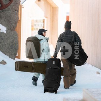 Thule 5157 Roundtrip Rolling Ski and Snowboard Boot Backpack 60L Deep Khaki