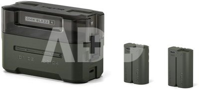 Tilta DMW-BLK22 Charging Station Battery Kit (2 Batteries) - Green