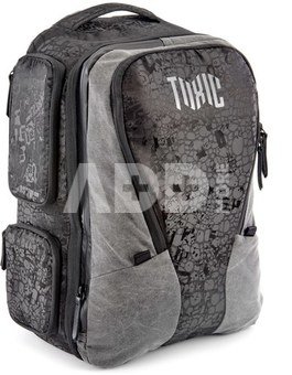 Toxic Valkyrie Camera Backpack M Water Resistant "Frog" Pocket Onyx
