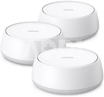 TP-LINK BE3600 Whole Home Mesh Wi-Fi 7 System | Deco BE25 (3-pack) | 802.11be | 2882 Mbit/s | Ethernet LAN (RJ-45) ports 1 | Mesh Support Yes | MU-MiMO No | No mobile broadband