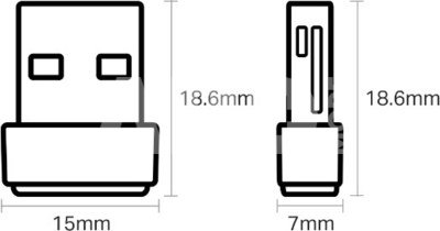 TP-LINK Dual Band USB 2.0 Adapter Archer T2U Nano 2.4GHz/5GHz, 802.11ac, 200+433 Mbps