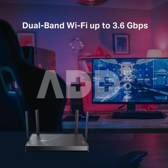 TP-LINK Dual-Band Wi-Fi 7 Router | Archer BE3600 | 802.11be | 2882 Mbit/s | Mesh Support No | MU-MiMO Yes | No mobile broadband