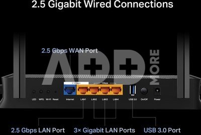 TP-LINK Dual-Band Wi-Fi 7 Router | Archer BE3600 | 802.11be | 2882 Mbit/s | Mesh Support No | MU-MiMO Yes | No mobile broadband