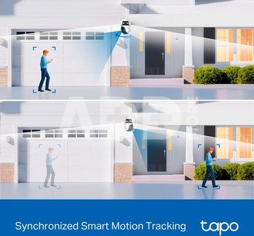 TP-LINK | Dual Lens Security Wi-Fi Camera | Tapo C545D | Dome | 3 MP | 6mm | IP66 | H.264 | MicroSD, up to 512 GB