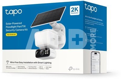 TP-Link Tapo C615F KIT Solar-Powered Floodlight Pan/Tilt Security Camera Kit | TP-LINK