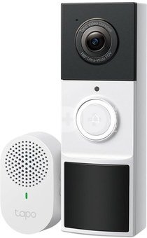TP-LINK Video Doorbell Camera | Tapo D210 | 3 MP | 1.18mm/F1.8 | IP65 | H.264 | Micro SD, Max. 512