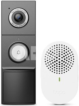 TP-LINK Video Doorbell Camera | Tapo D235 | 5 MP | 1.18mm/F1.8 | IP66 | H.264 | Micro SD, Max. 512