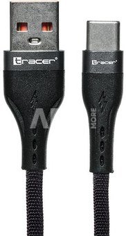 47486 USB A - Lightning M/M 1m Cable Black