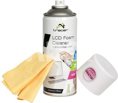 Tracer LCD Foam Cleaner + microfiber cloth 400ml 42106