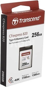 TRANSCEND CFEXPRESS 820 R1700/W1000 256GB