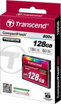 Transcend Compact Flash 128GB 800x