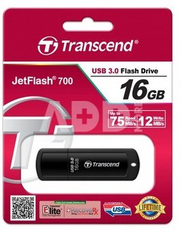 Transcend JetFlash 700 16GB USB 3.0 laikmena 
