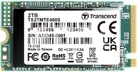 Transcend SSD MTE400S 256GB NVMe PCIe Gen3x4 3D