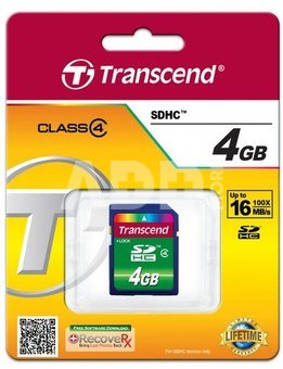 Transcend SDHC 4GB Class 4