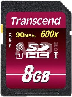 Transcend SDHC 8GB Class10 UHS-I 600x Ultimate