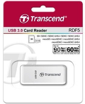 Transcend Card Reader RDF5W SD HC/XC microSDHC/XC UHS I USB 3.0