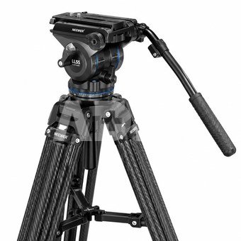 NEEWER 78 Inch Carbon Fibre Video Tripod with Fluid Head 10103171