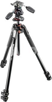 Manfrotto 190 Kit Alu 3-Section Tripod + Ball Head MK190XPRO3-3W