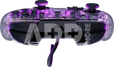 Turtle Beach wired controller Afterglow Nintendo Switch 2, transparent