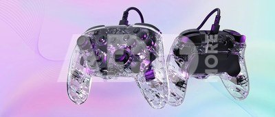 Turtle Beach wired controller Afterglow Nintendo Switch 2, transparent