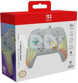 Turtle Beach wired controller Afterglow Wave Nintendo Switch 2, grey
