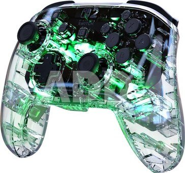 Turtle Beach wireless controller Afterglow Nintendo Switch 2, transparent