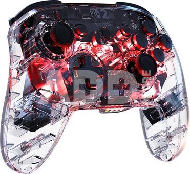 Turtle Beach wireless controller Afterglow Nintendo Switch 2, transparent
