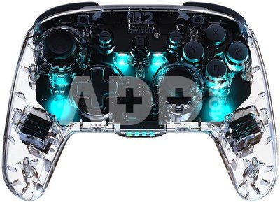 Turtle Beach wireless controller Afterglow Nintendo Switch 2, transparent