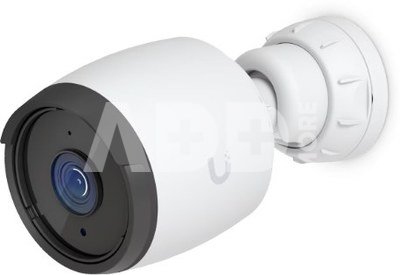 Ubiquiti All-weather 4K PoE camera with a 1/1.8" 8MP image sensor, Multi-TOPS AI Engine, and long-range IR night vision, white